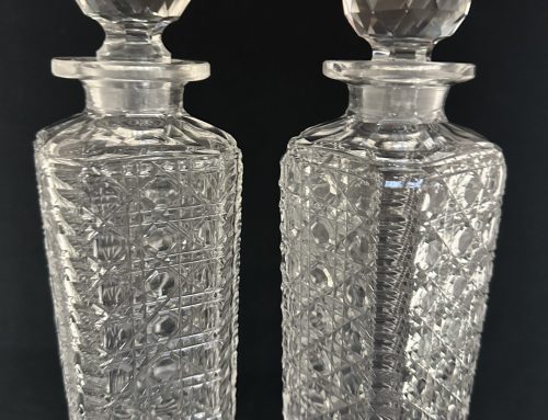 20 -French decanter pair